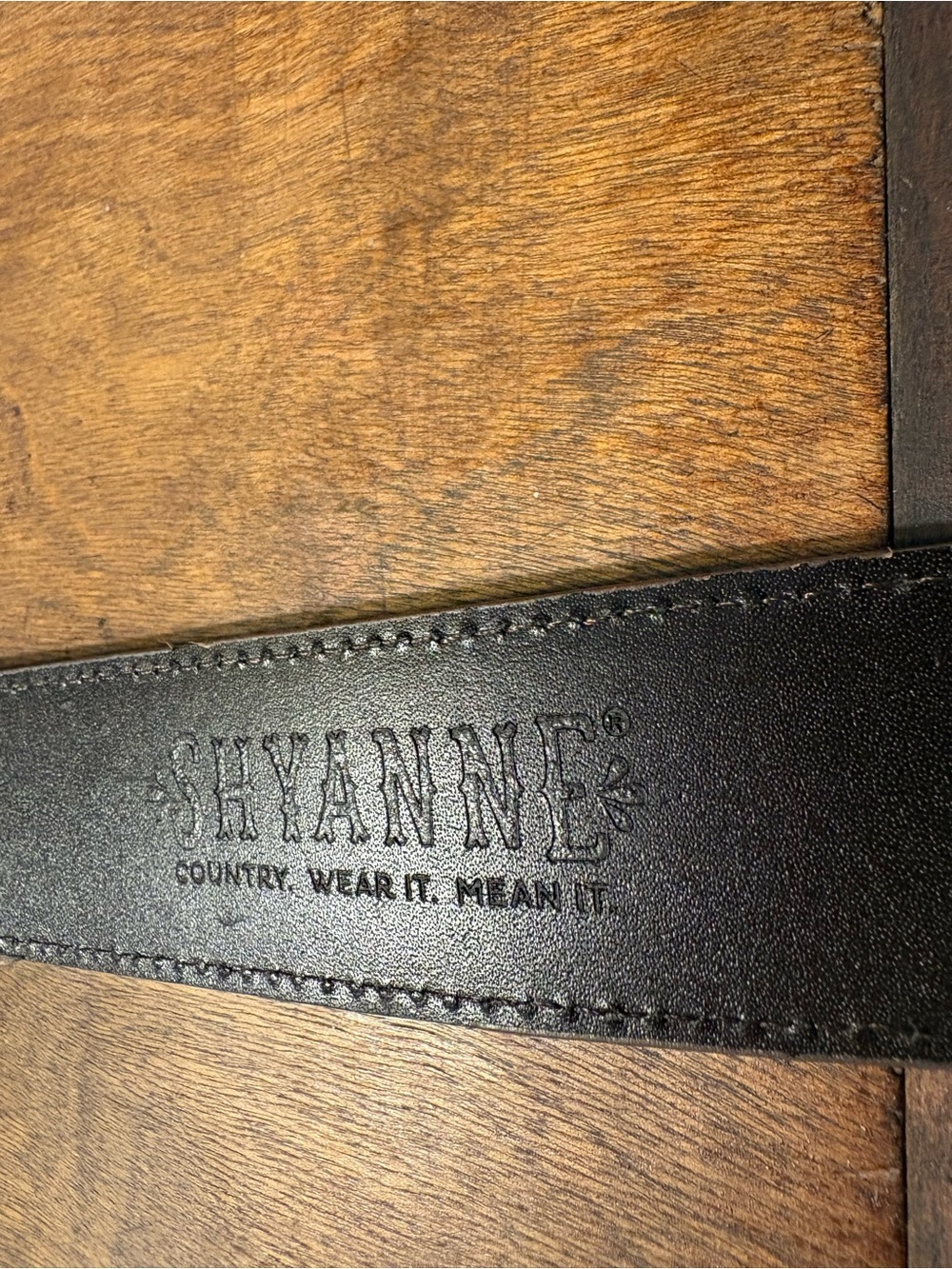 Women’s Shyanne | Embroidered Leather Belt with Silver Buckle | L - Picture 7 of 16